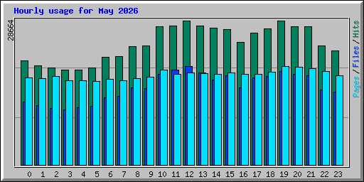 Hourly usage for May 2026