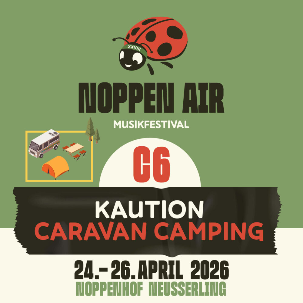 Noppen Air 2026 - Kaution Caravan-Camping-Parzelle | Bereich C6