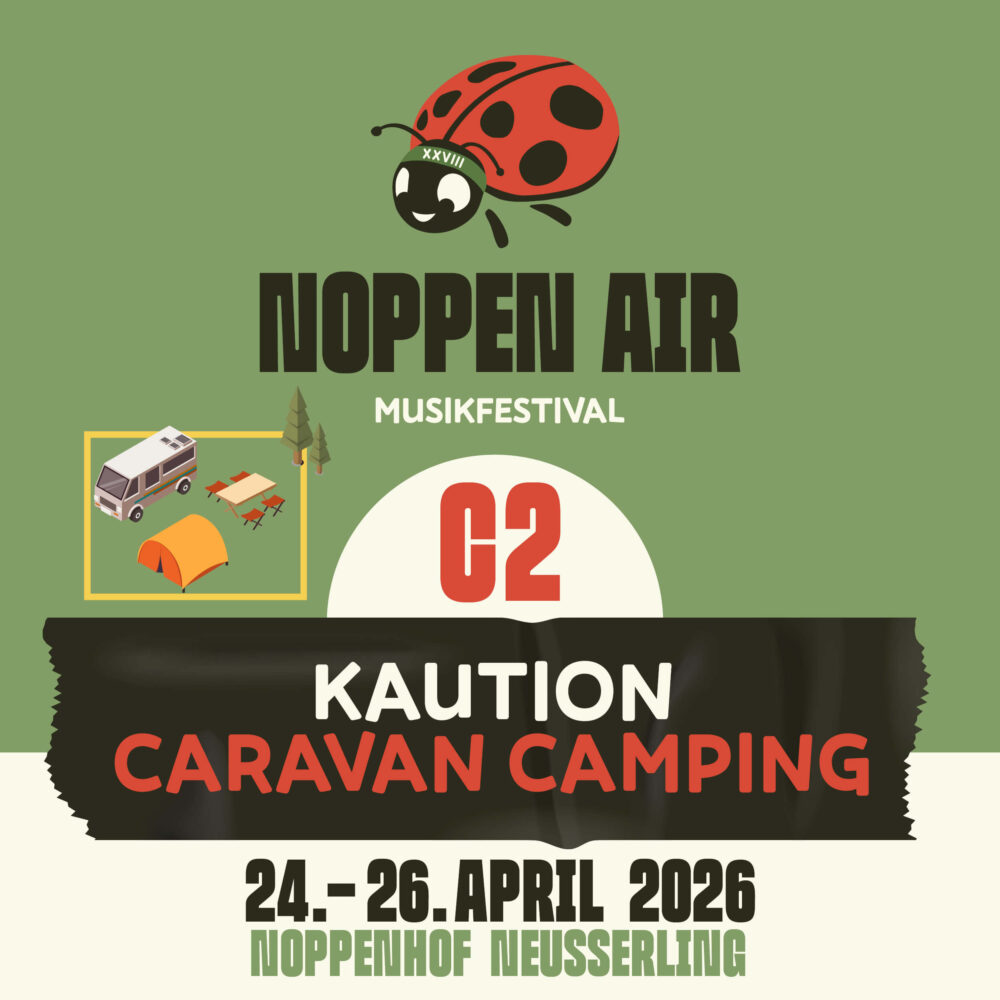 Noppen Air 2026 - Kaution Caravan-Camping-Parzelle | Bereich C2