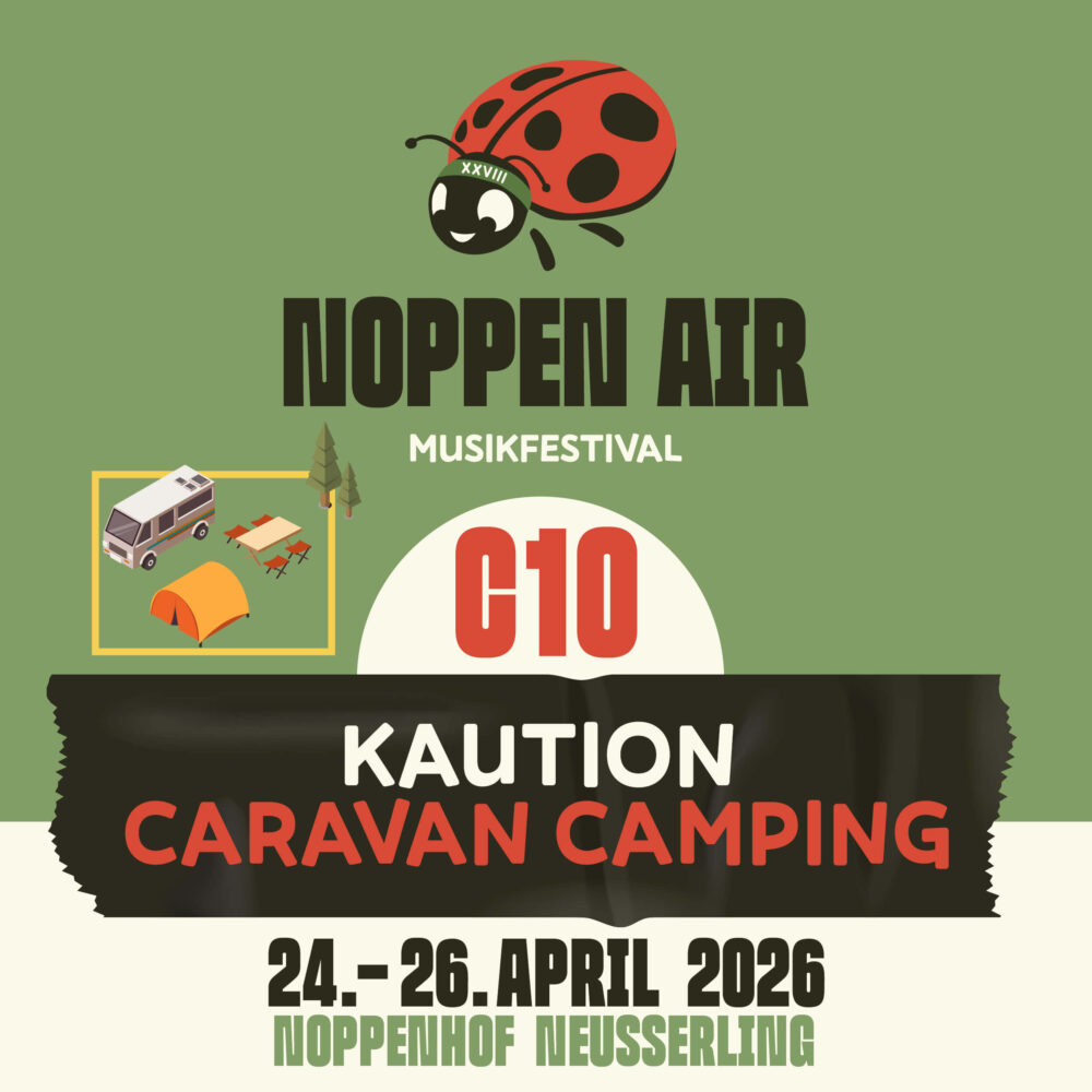 Noppen Air 2026 - Kaution Caravan-Camping-Parzelle | Bereich C10